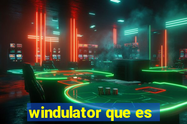 windulator que es